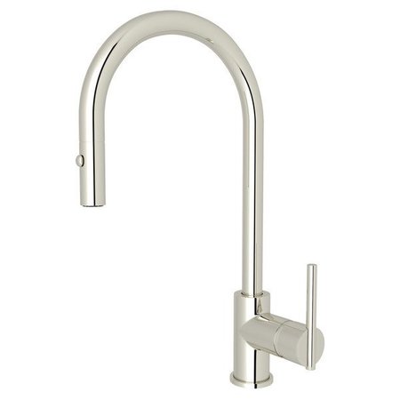 ROHL Modern Pirellone Pull-Down Side Lever Kitchen Faucet CY57L-PN-2